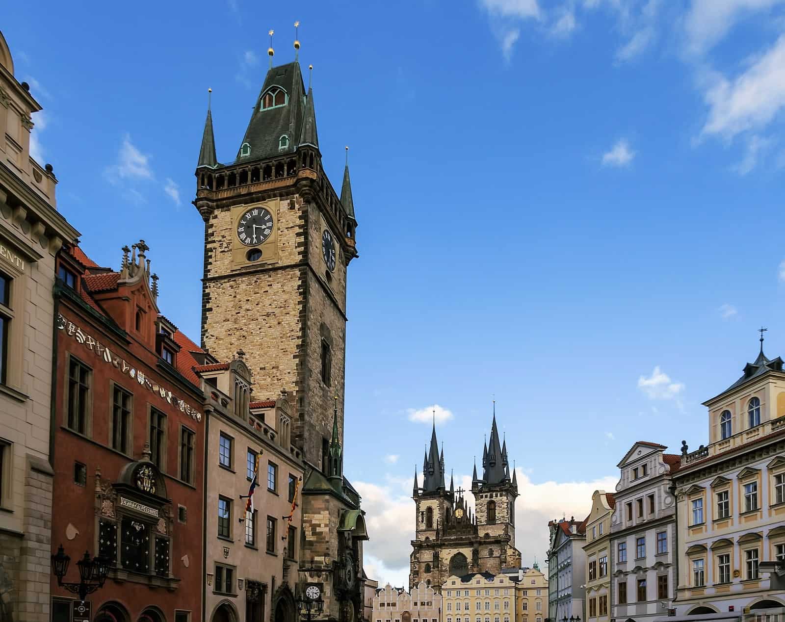 Prague old town hall