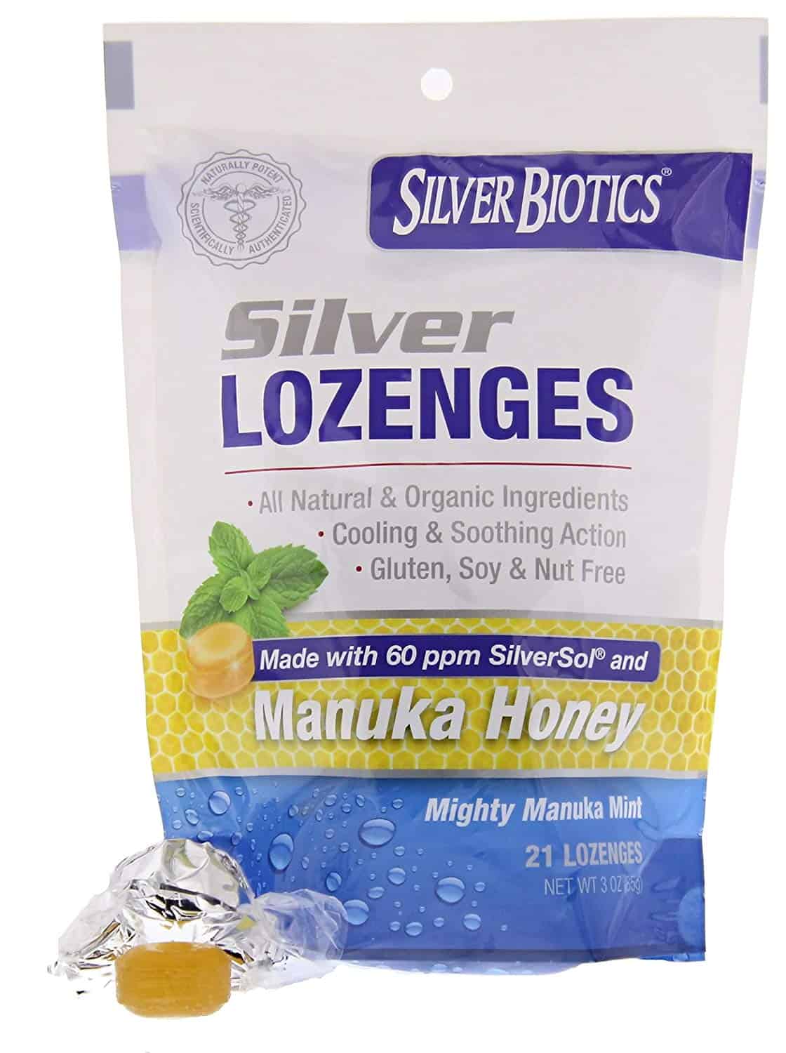 Holiday gift silver biotics lozengers